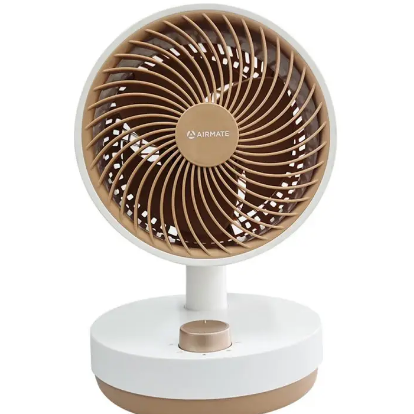 艾美特FA15-X167桌面机械循环扇 夏季摇头台扇 办公室迷你小风扇